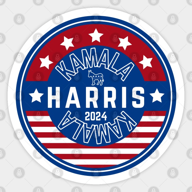 Kamala Harris 2024 Sticker by The WYLD Tribe